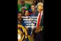 Watch: Trump stays on stage at FIFA