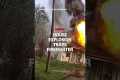 House explosion traps firefighter