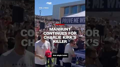 Manhunt continues for Charlie Kirk's killer