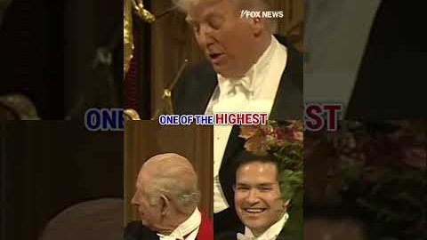Trump: 'This is truly one of the highest honors of my life' #trump #shorts #royalfamily