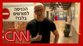 Anderson Cooper reports from a bomb shelter in Tel Aviv