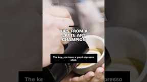 Underscored Explores: Tips from a latte art champion