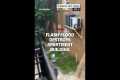 Flash flood destroys apartment