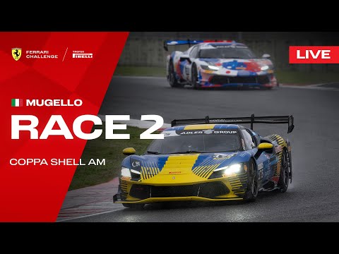  LIVE Ferrari Challenge EU - Mugello, Race 2 - Coppa Shell AM 