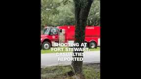 Shooting at Fort Stewart, casualties reported