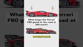 What keeps the #FerrariF80 glued to the road at 250 km/h? #FerrariHypercar #WEC #Ferrari 