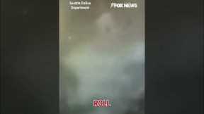 WATCH: Man ON FIRE saved by police #shorts