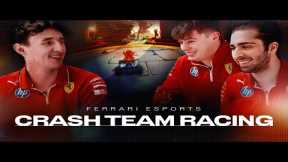  “The Physics Are Cooking 🤣” | Ferrari Esports drivers play Crash Team Racing 🦊 