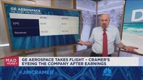 GE Aerospace, GE Vernova had strong earnings, sold off before rebounding, says Cramer