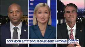 C-SPAN's Ceasefire: Governor Kevin Stitt (R-OK) and Governor Wes Moore (D-MD) on Government Shutdown