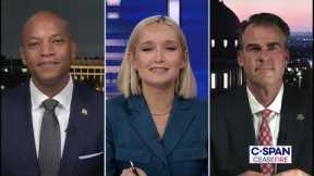 C-SPAN's Ceasefire -- Gov. Moore (D-MD) on Political Future & Gov. Stitt (R-OK) Advice to Democrats