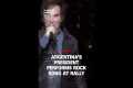 Argentina’s president performs rock