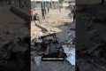 Child flees Israeli strike on Gaza