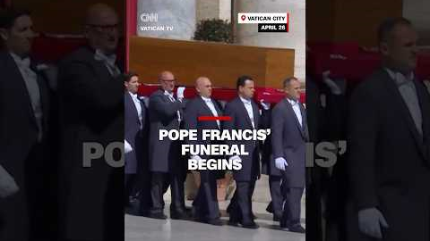 Pope Francis funeral begins