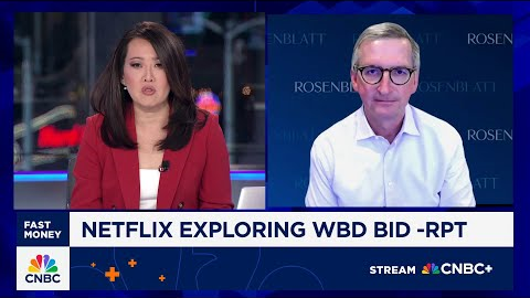 Rosenblatt's Barton Crockett explains why he is 'skeptical' of Netflix making a bid for WBD