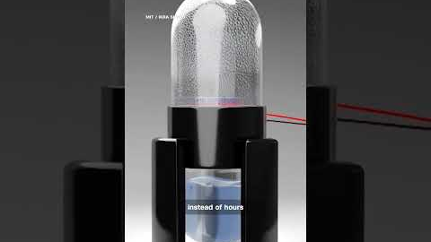 See how researchers harvest water from the air