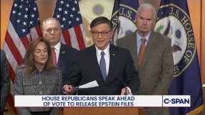 Speaker Johnson on Epstein Files Vote: I'm going to vote to move this forward.