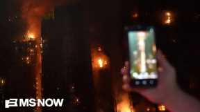 Eight people arrested Friday over massive Hong Kong high-rise fire that killed at least 128