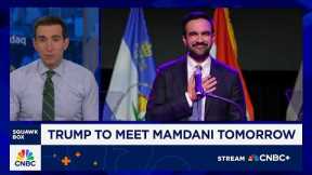President Trump to meet New York City Mayor-elect Zohran Mamdani on Friday