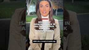 Musk ally Isaacman back in as Trump's pick for NASA administrator