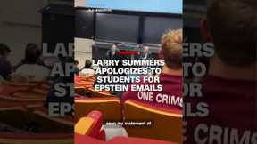 Larry Summers apologizes to students for Epstein emails