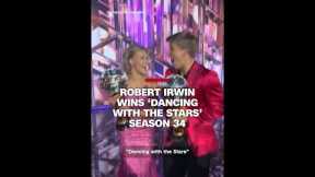 Robert Irwin wins ‘Dancing with the Stars’ season 34