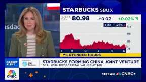 Starbucks to form joint venture with Boyu Capital to run China business