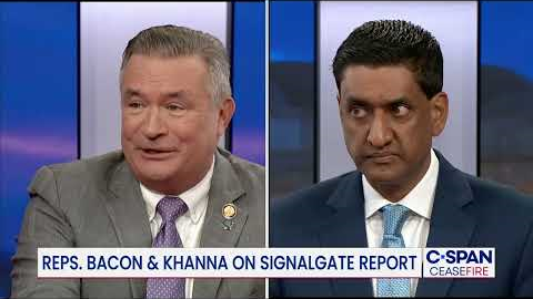 Ceasefire: Reps. Ro Khanna (D-CA) and Rep. Don Bacon (R-NE) on Signalgate