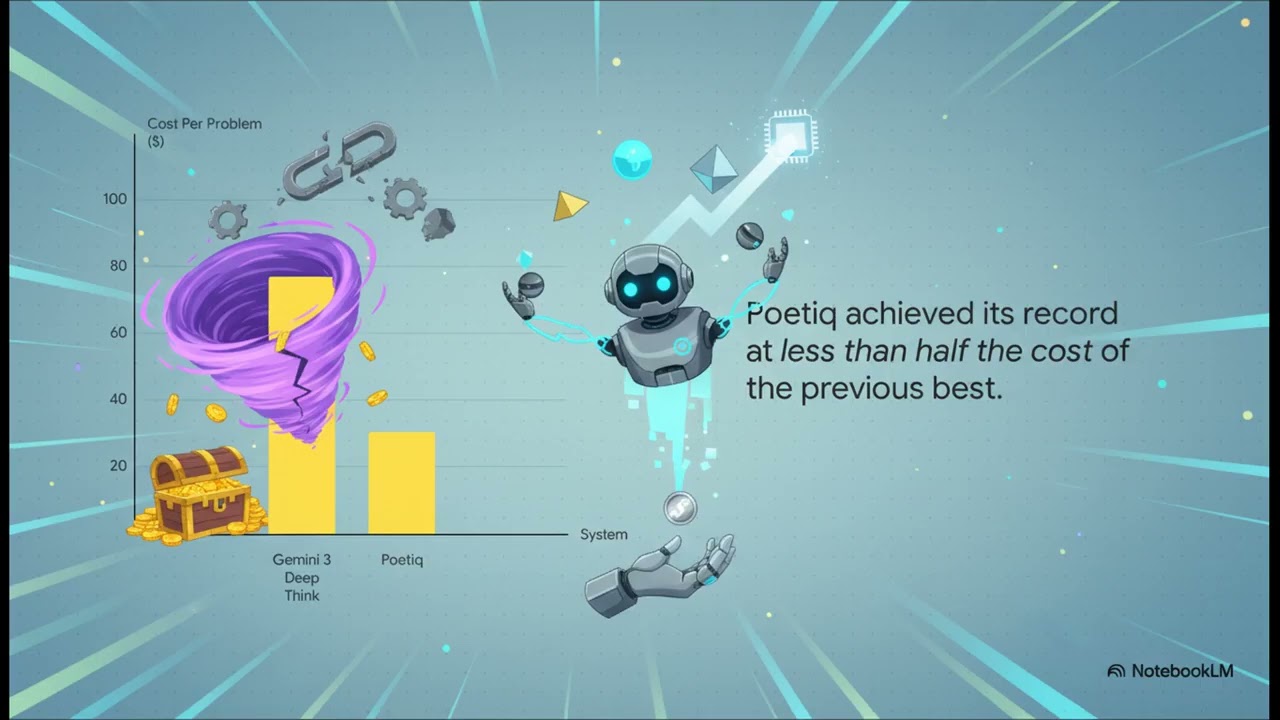Poetiq CRUSHES ARC AGI 2 * 54% Accuracy Beats Gemini 3 Deep Think at Half the Cost