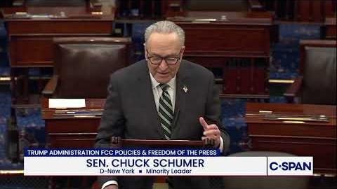 Sen. Chuck Schumer Agrees with Sen. Ted Cruz on FCC Chair Brendan Carr & Censorship