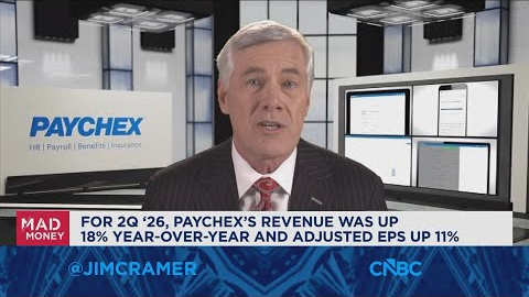 Watch Jim Cramer's full interview with Paychex CEO John Gibson