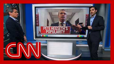 Pete Hegseth's popularity: Harry Enten runs the numbers on the Secretary of Defense