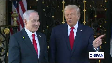 Israeli Prime Minister Netanyahu Arrives at Mar-a-Lago