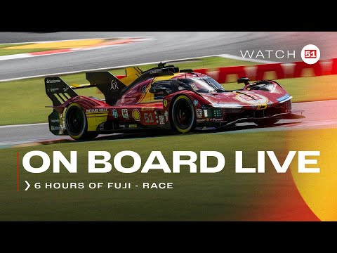  Ferrari Hypercar | Onboard the #51 LIVE race action at 6H of Fuji 2024 | FIA WEC 