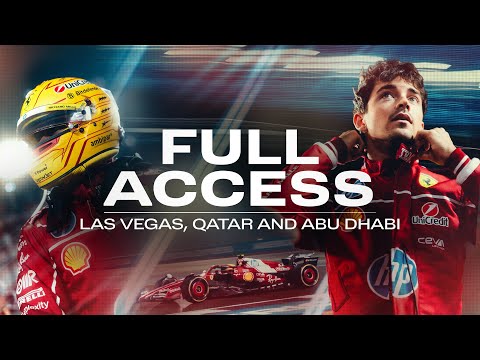  Full Access to the final leg of the season: Las Vegas, Qatar & Abu Dhabi 