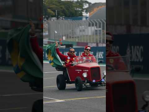  Definitely one of the funniest drivers’ parades of the year 😂🇧🇷 #F1Shorts #F1 