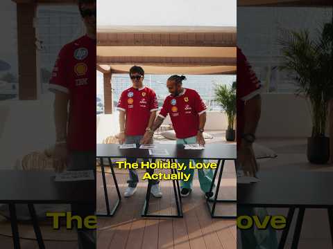  Charles and Lewis rank Christmas movies 🎬🎄 #F1 #F1Shorts 