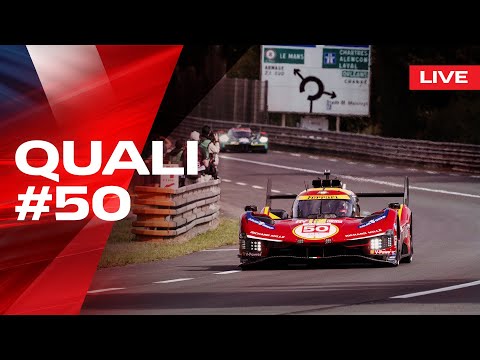  LIVE LE MANS 24 Qualifying  Onboard car #50 | Ferrari Hypercar 