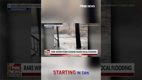 WATCH: Intense flood waters in Los Angeles