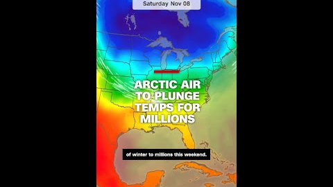 Arctic blast to bring the first taste of winter to much of the US