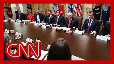 'A whole lot of lies about a whole lot of subjects': CNN fact-checks Trump in cabinet meeting