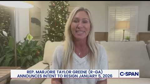 Rep. Marjorie Taylor Greene Announces Her Resignation From Congress