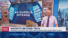 Jim Cramer talks where he is looking for growth stocks