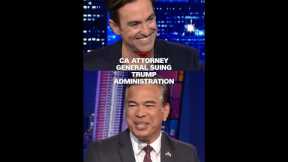 CA Attorney General suing Trump administration
