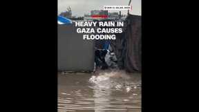 Heavy rain in Gaza causes flooding