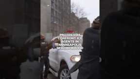 Protesters confront ICE agents in Minneapolis neighborhood