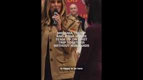 Melania Trump and Usha Vance team up on first trip together without husbands