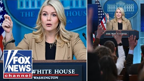 'ALARMING': Leavitt on justices' questioning of biological differences