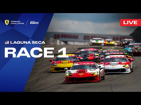  LIVE Ferrari Challenge North America - Laguna Seca, Race 1 