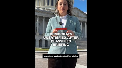 Democrats unsatisfied with classified briefing about military strikes on alleged drug boats